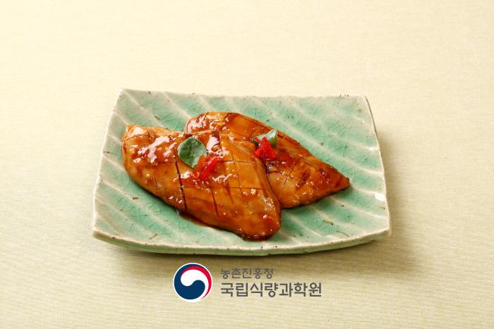 양파청닭가슴살조림