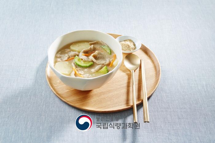 들깨(임자탕)수제비