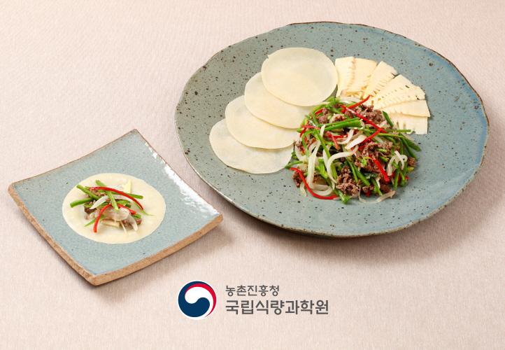 풋고추볶음&밀쌈