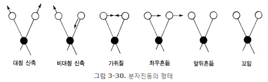 그림 3-30. 분자진동의 형태